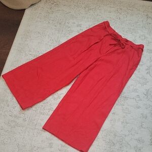 Nine West Vibrant Red Trousers